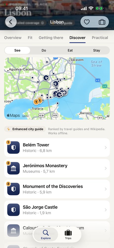 Discover with the enhanced city guide